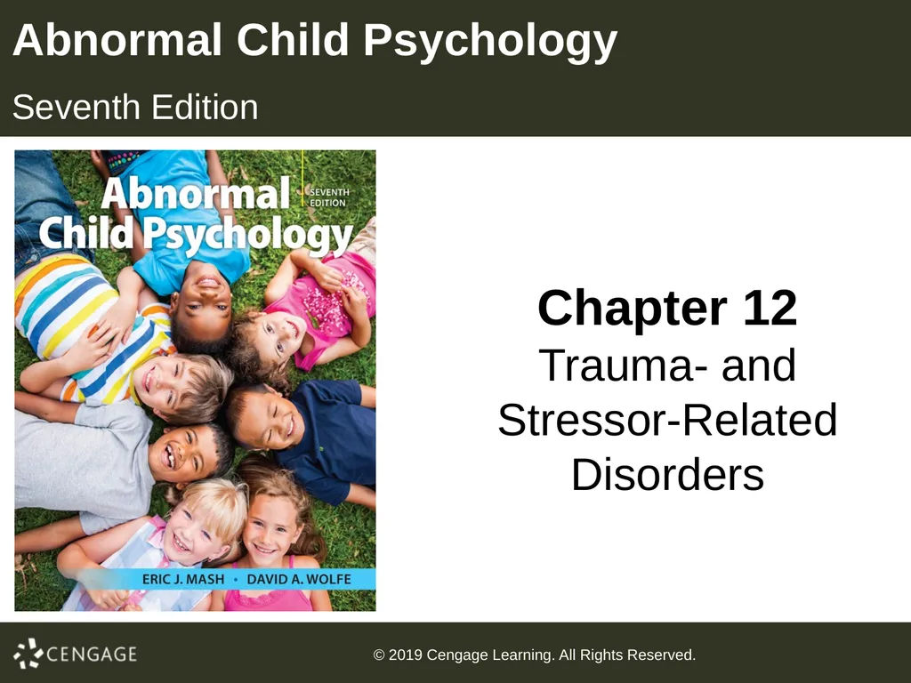 Abnormal Child Psychology Seventh Edition Chapter - slide 1 of 86