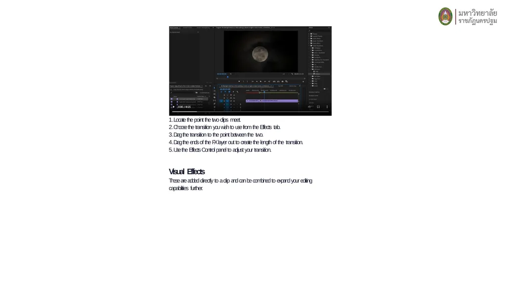 Adobe Premiere Effects The effects (FX) you can - slide 7 of 9