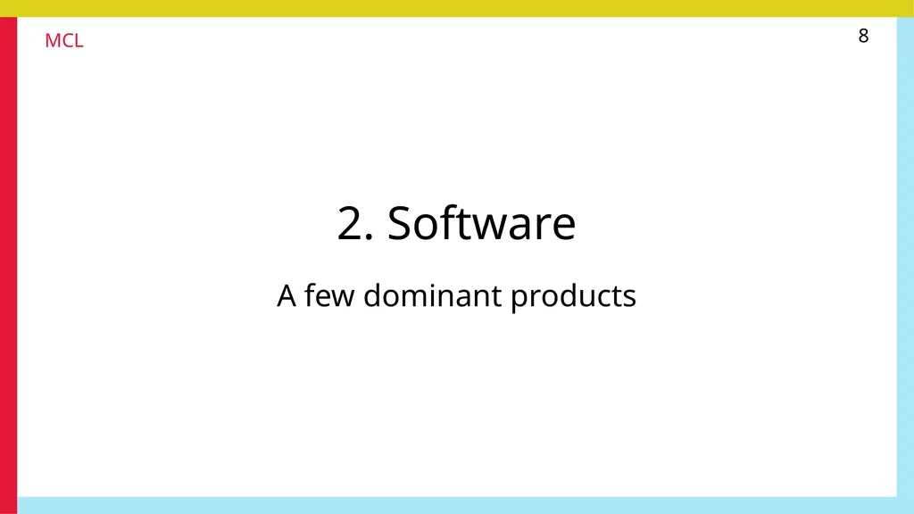 1 2 Contents 1. Hardware 3 2. Software 8 3. - slide 8 of 70