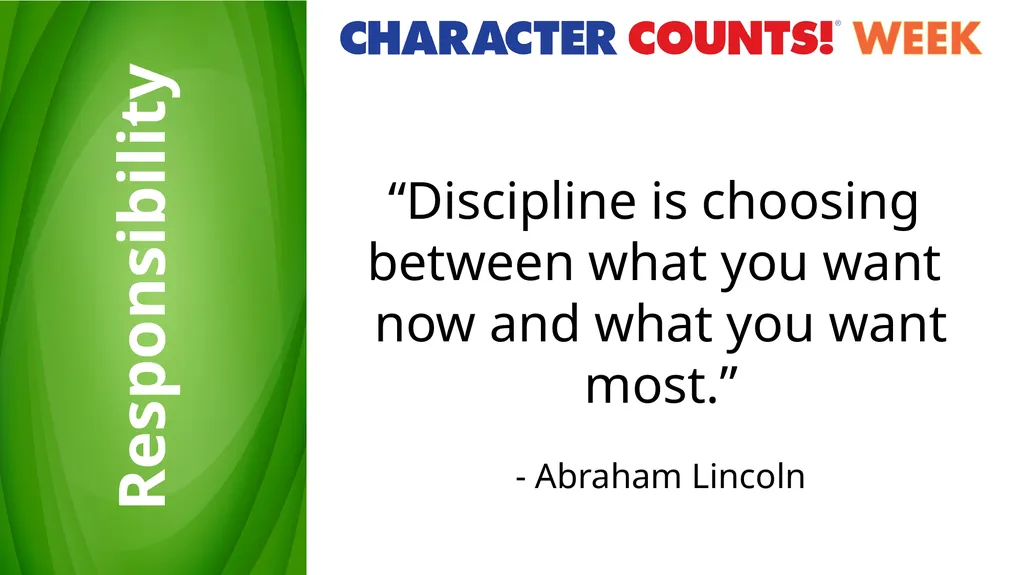 Wednesday Responsibility Do what you are supposed - slide 6 of 11