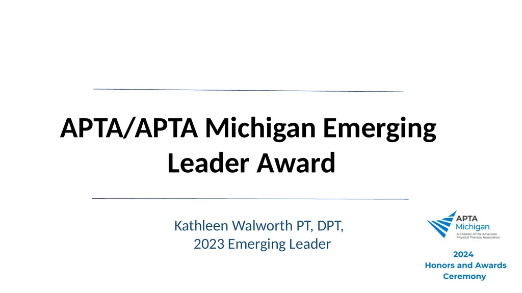 2024 Awards and Honors Ceremony Welcome to 2024 - slide 14 of 50