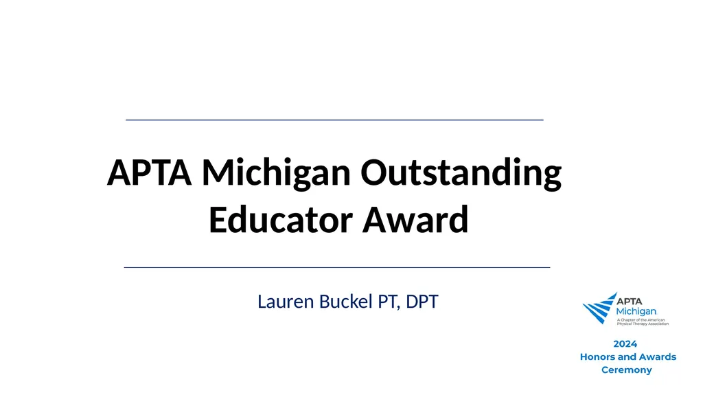 2024 Awards and Honors Ceremony Welcome to 2024 - slide 9 of 50