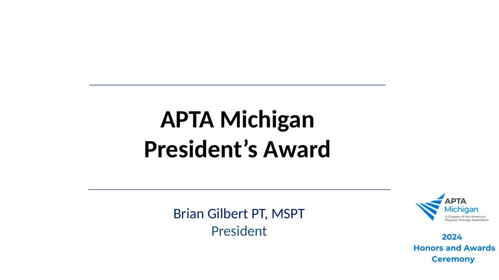 2024 Awards and Honors Ceremony Welcome to 2024 - slide 45 of 50