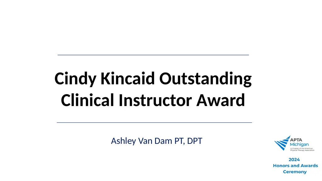 2024 Awards and Honors Ceremony Welcome to 2024 - slide 18 of 50
