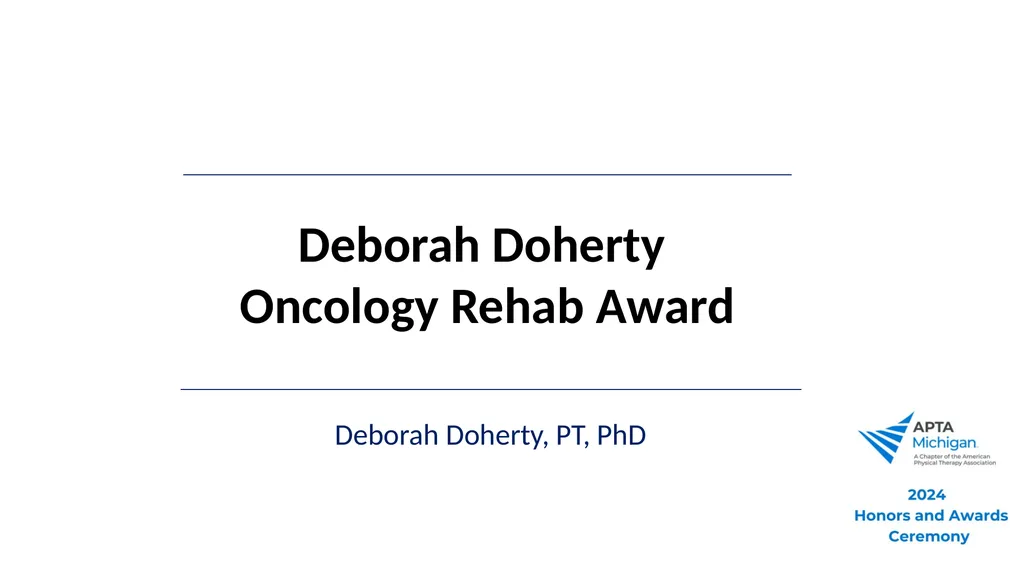2024 Awards and Honors Ceremony Welcome to 2024 - slide 16 of 50