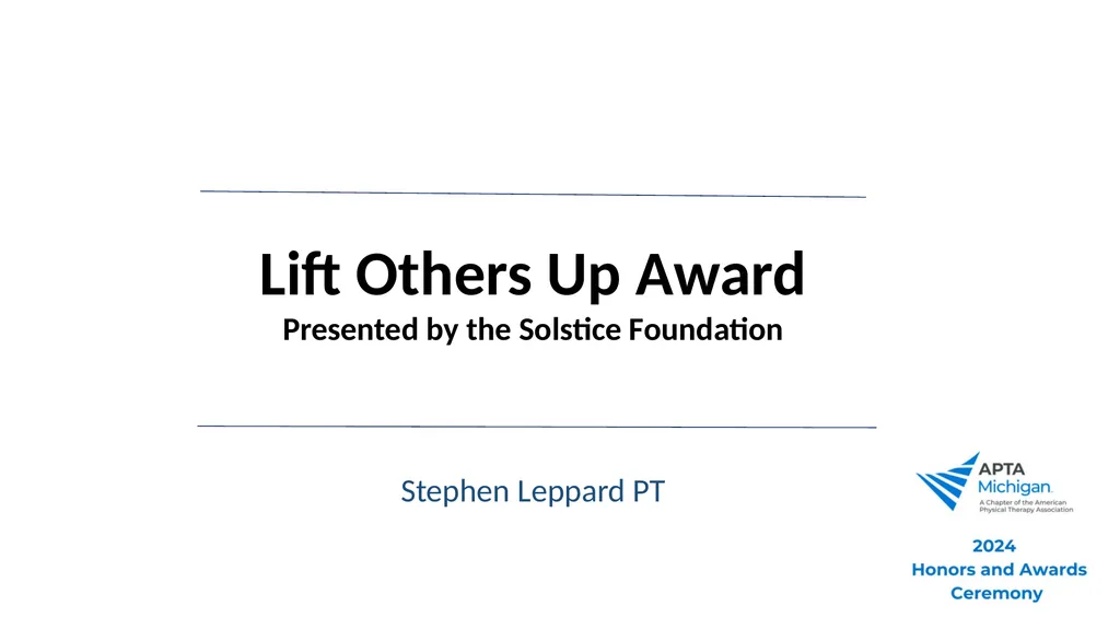 2024 Awards and Honors Ceremony Welcome to 2024 - slide 42 of 50