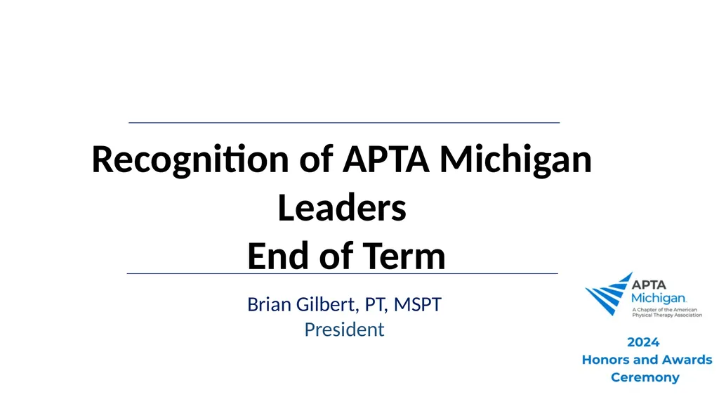 2024 Awards and Honors Ceremony Welcome to 2024 - slide 47 of 50