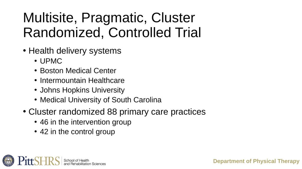 Implementation Challenges: Lessons Learned from a - slide 7 of 22