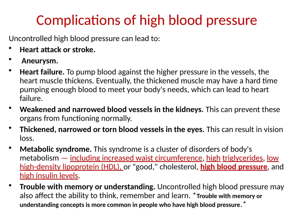 Hyper Lipidemia and Hypertension - slide 19 of 24
