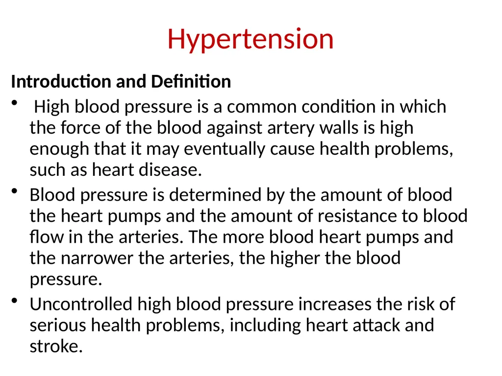 Hyper Lipidemia and Hypertension - slide 13 of 24