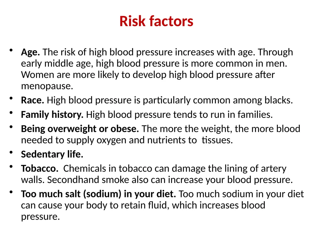 Hyper Lipidemia and Hypertension - slide 17 of 24