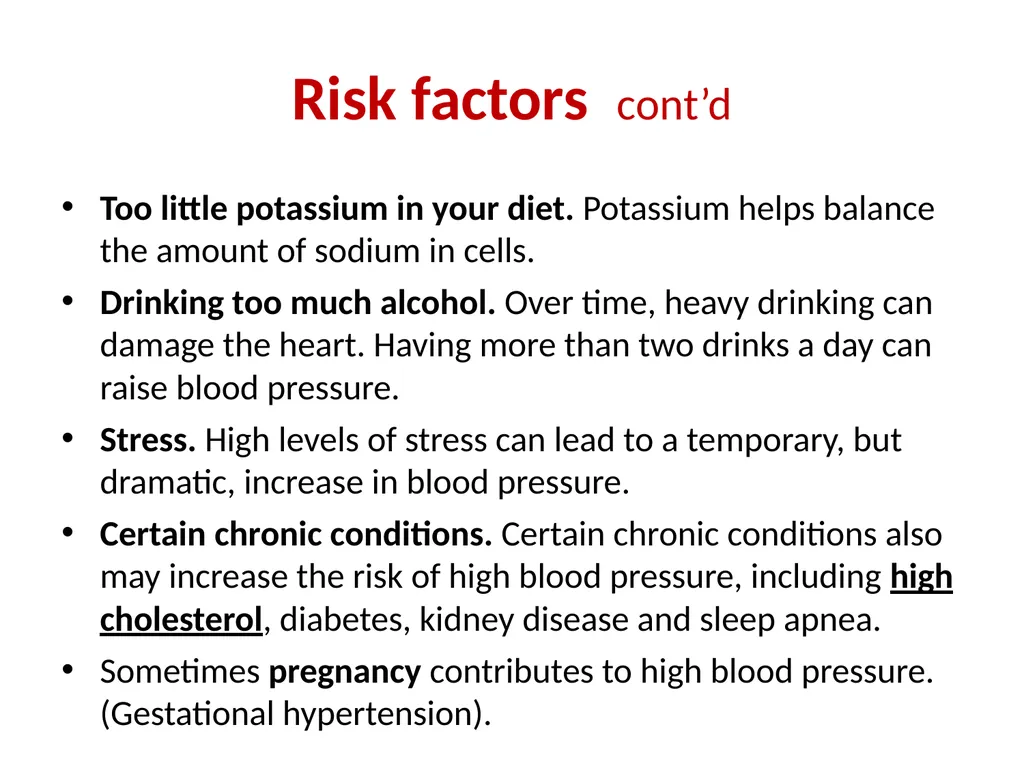 Hyper Lipidemia and Hypertension - slide 18 of 24