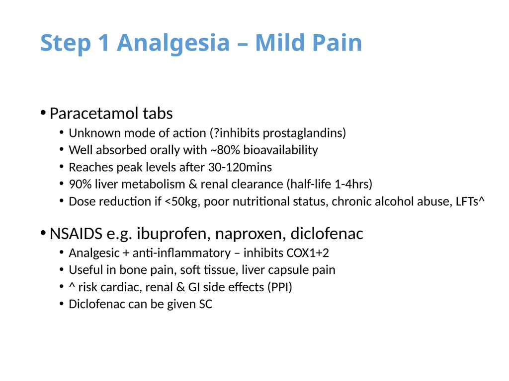Pain Assessment & Management in Palliative Care - slide 17 of 28