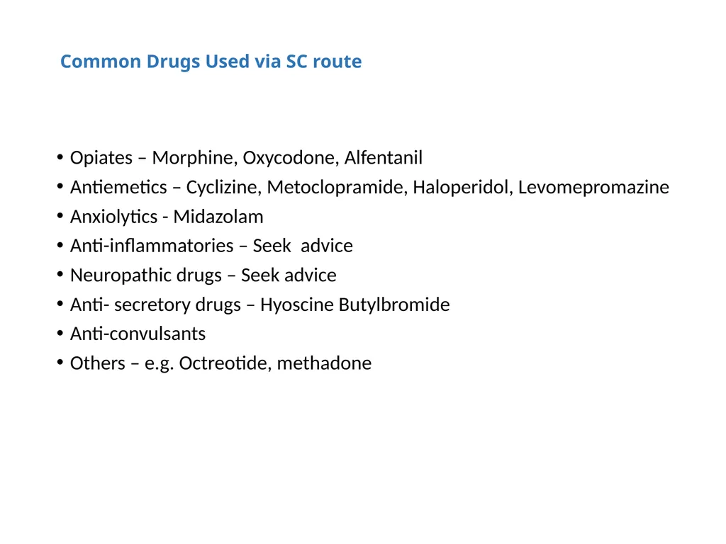 Pain Assessment & Management in Palliative Care - slide 25 of 28