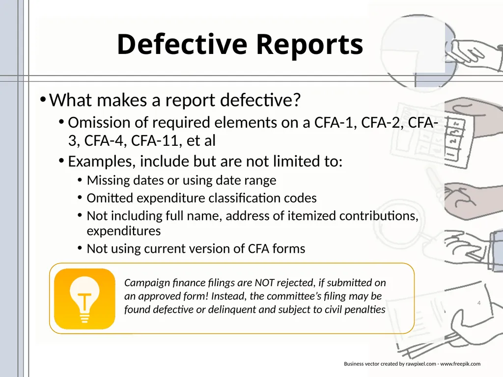 Campaign Finance Enforcement Presented by Matthew - slide 4 of 19