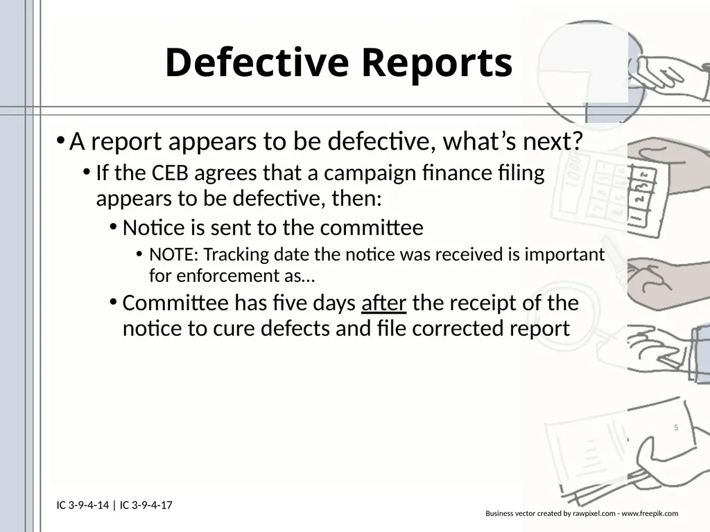 Campaign Finance Enforcement Presented by Matthew - slide 5 of 19