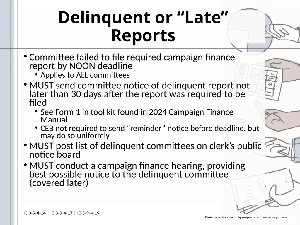 Campaign Finance Enforcement Presented by Matthew - slide 3 of 19