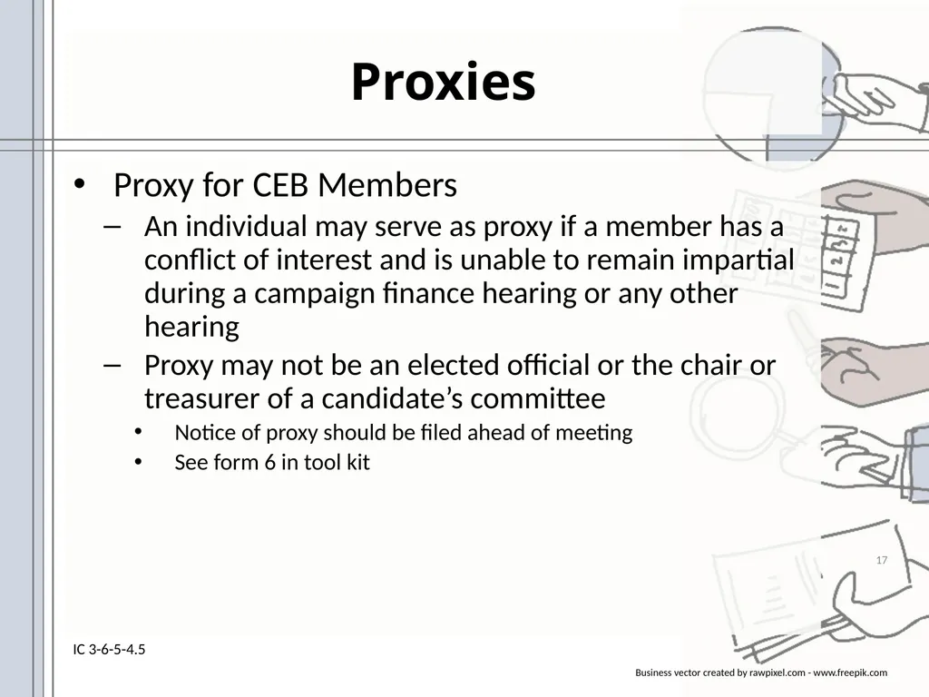 Campaign Finance Enforcement Presented by Matthew - slide 17 of 19