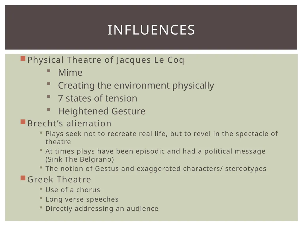 Steven Berkoff Seven states of tension. Berkoff’s - slide 4 of 6