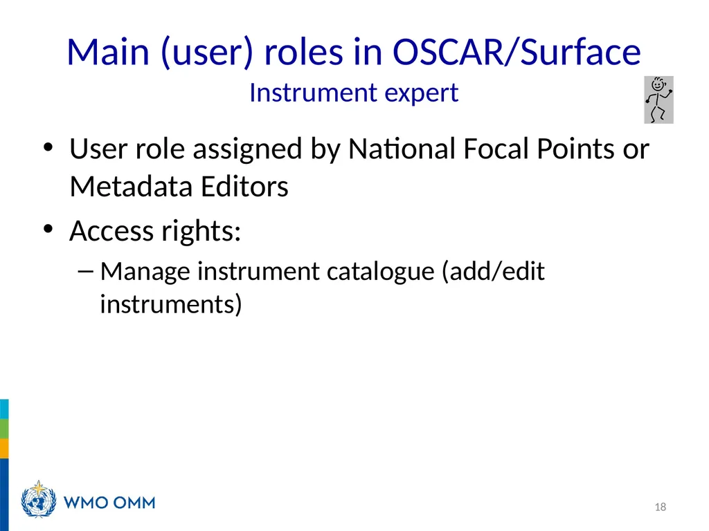 WIGOS Webinar #26 Registration processes and roles - slide 18 of 22