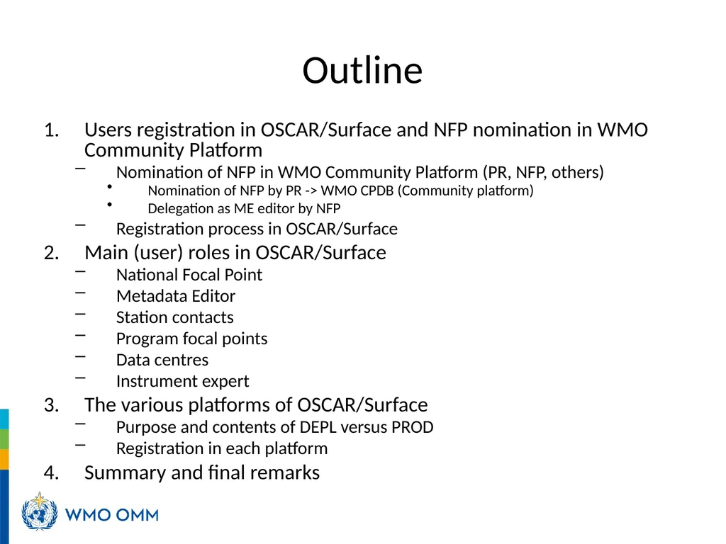 WIGOS Webinar #26 Registration processes and roles - slide 2 of 22