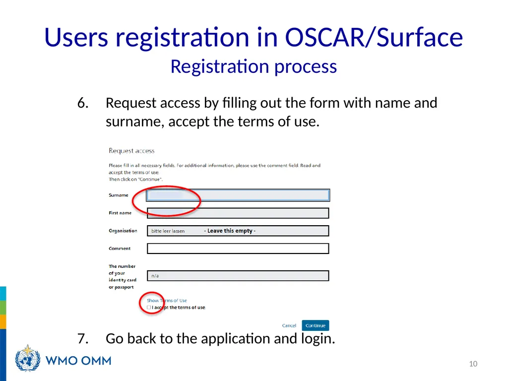 WIGOS Webinar #26 Registration processes and roles - slide 10 of 22