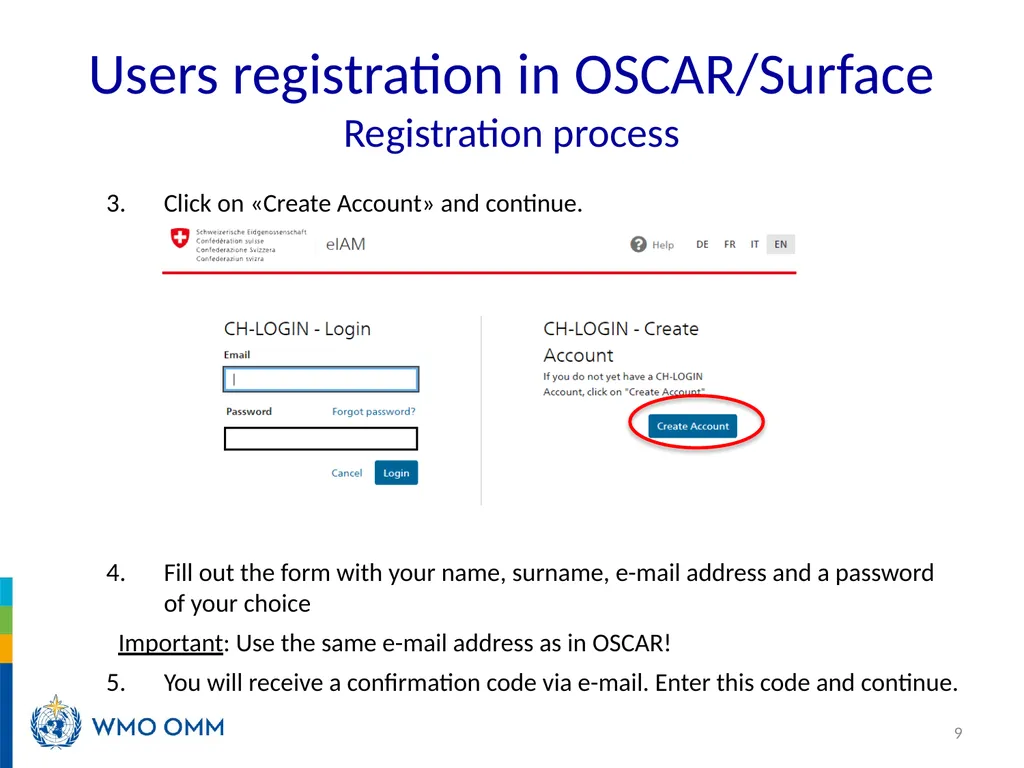 WIGOS Webinar #26 Registration processes and roles - slide 9 of 22