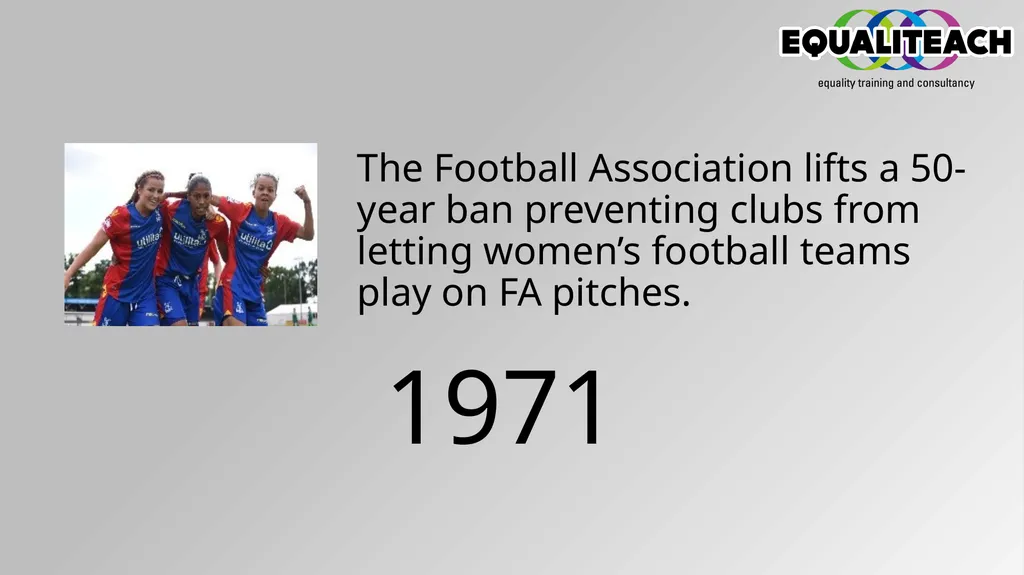 Timeline of Change Women over thirty with £5 of - slide 17 of 24