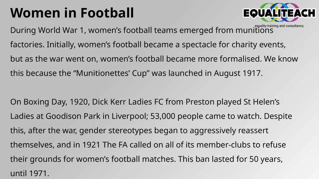 Timeline of Change Women over thirty with £5 of - slide 18 of 24