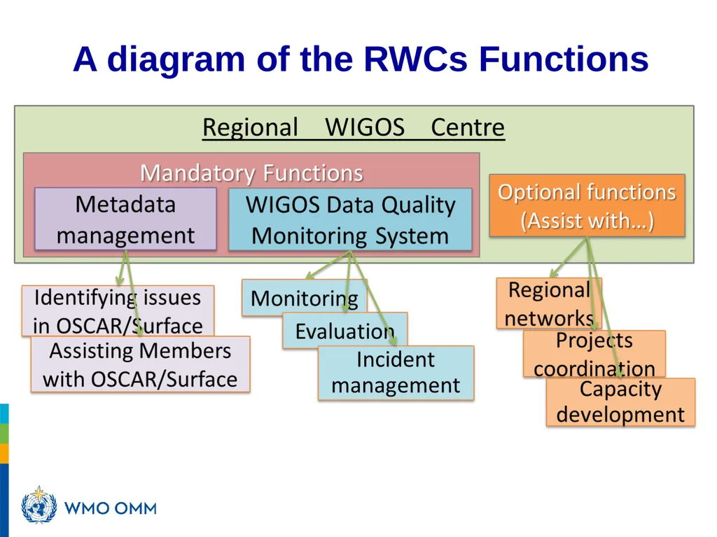 Roles and responsibilities in WDQMS Recalling the - slide 6 of 11