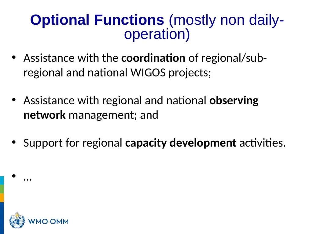 Roles and responsibilities in WDQMS Recalling the - slide 5 of 11