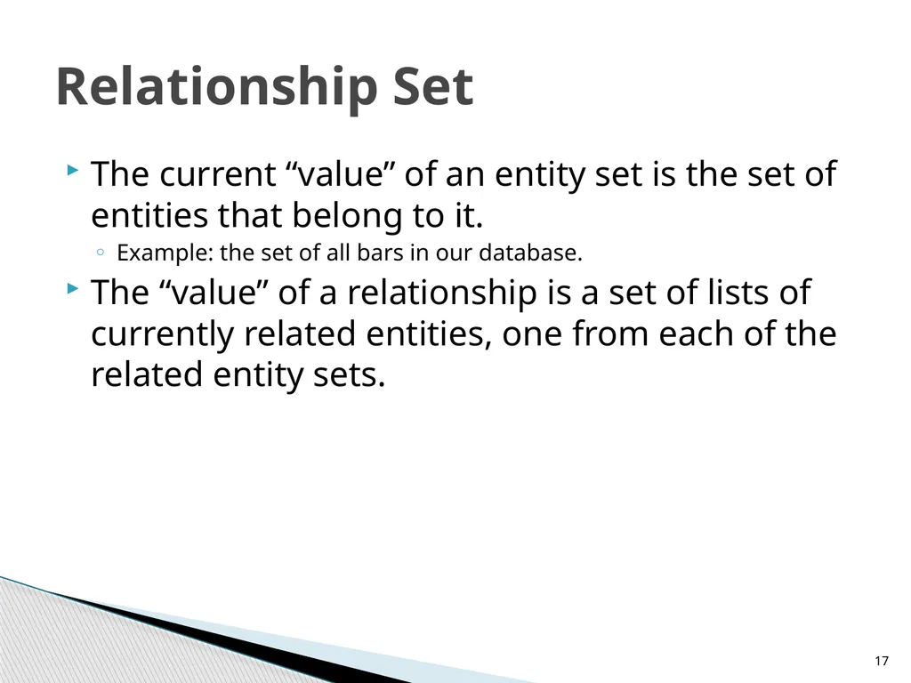 Entity-Relationship Model Diagrams 1 Presented By - slide 17 of 25