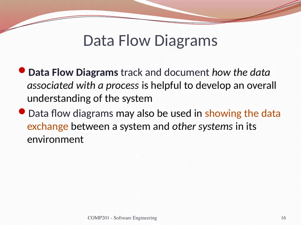 Software Engineering COMP 201 Lecturer: Sebastian - slide 16 of 35