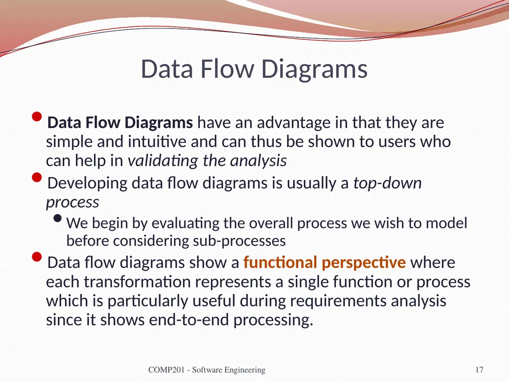 Software Engineering COMP 201 Lecturer: Sebastian - slide 17 of 35
