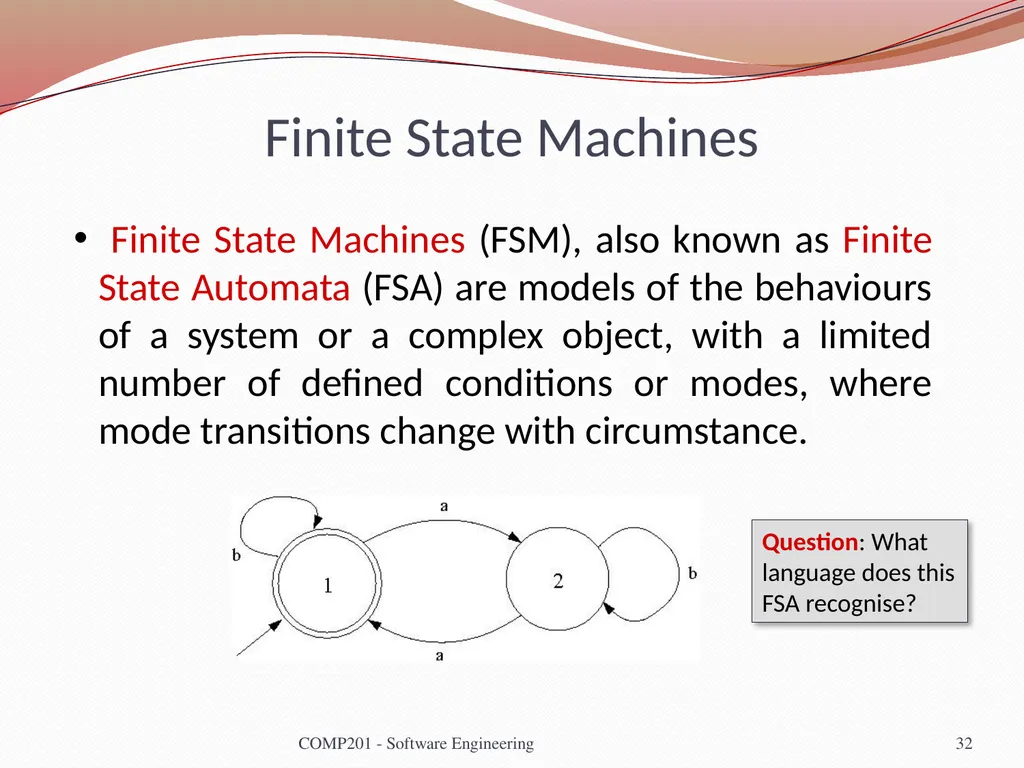 Software Engineering COMP 201 Lecturer: Sebastian - slide 32 of 35