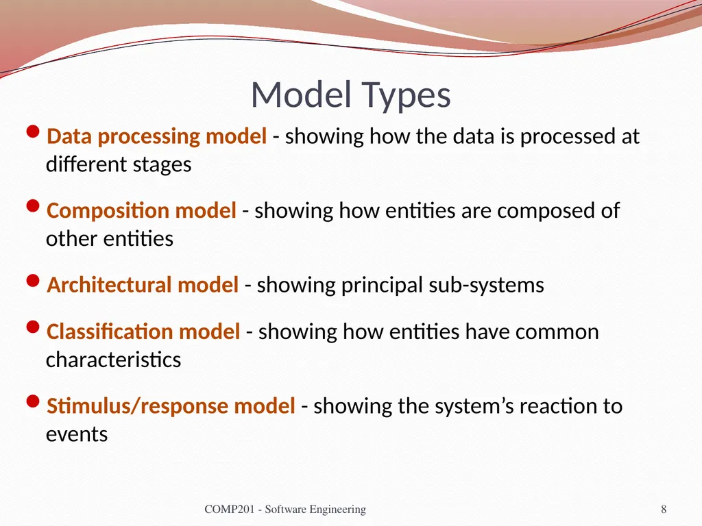 Software Engineering COMP 201 Lecturer: Sebastian - slide 8 of 35