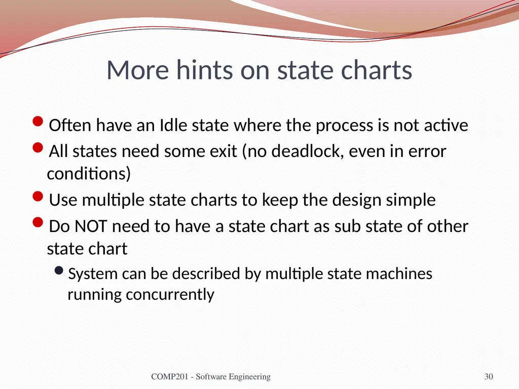 Software Engineering COMP 201 Lecturer: Sebastian - slide 30 of 35