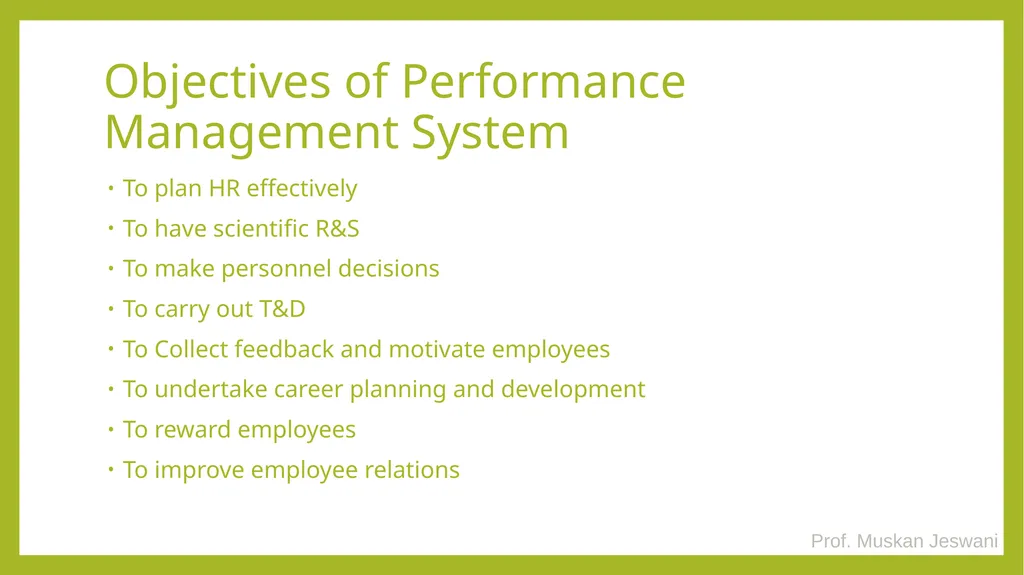 CHAPTER - 2 PERFORMANCE MANAGEMENT PROCESS TYBMS - slide 13 of 18