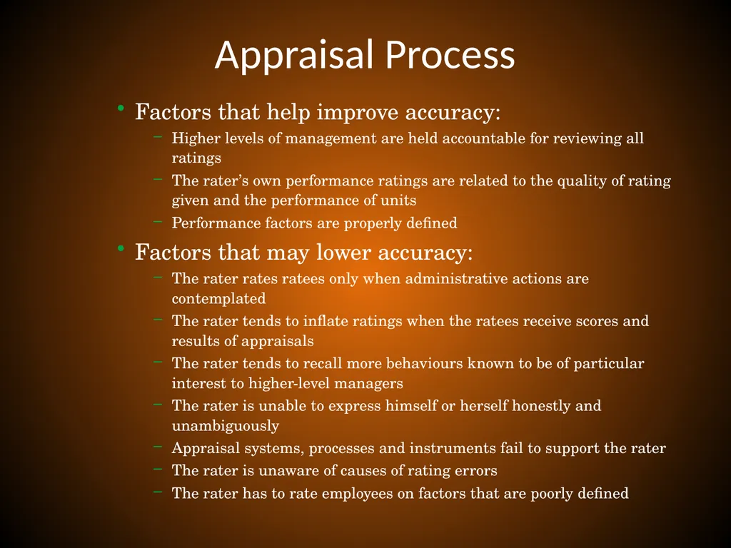 PERFORMANCE APPRAISAL and MANAGEMENT Performance - slide 13 of 32