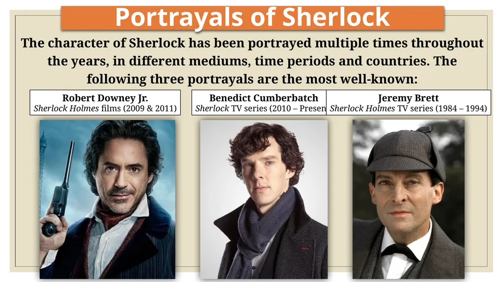 Sherlock Holmes The character To investigate the - slide 3 of 15