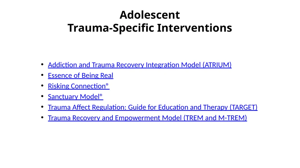 Trauma-Informed Approaches to Assessing and - slide 26 of 32
