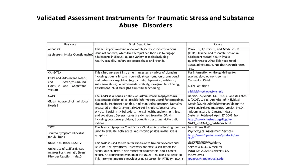 Trauma-Informed Approaches to Assessing and - slide 23 of 32