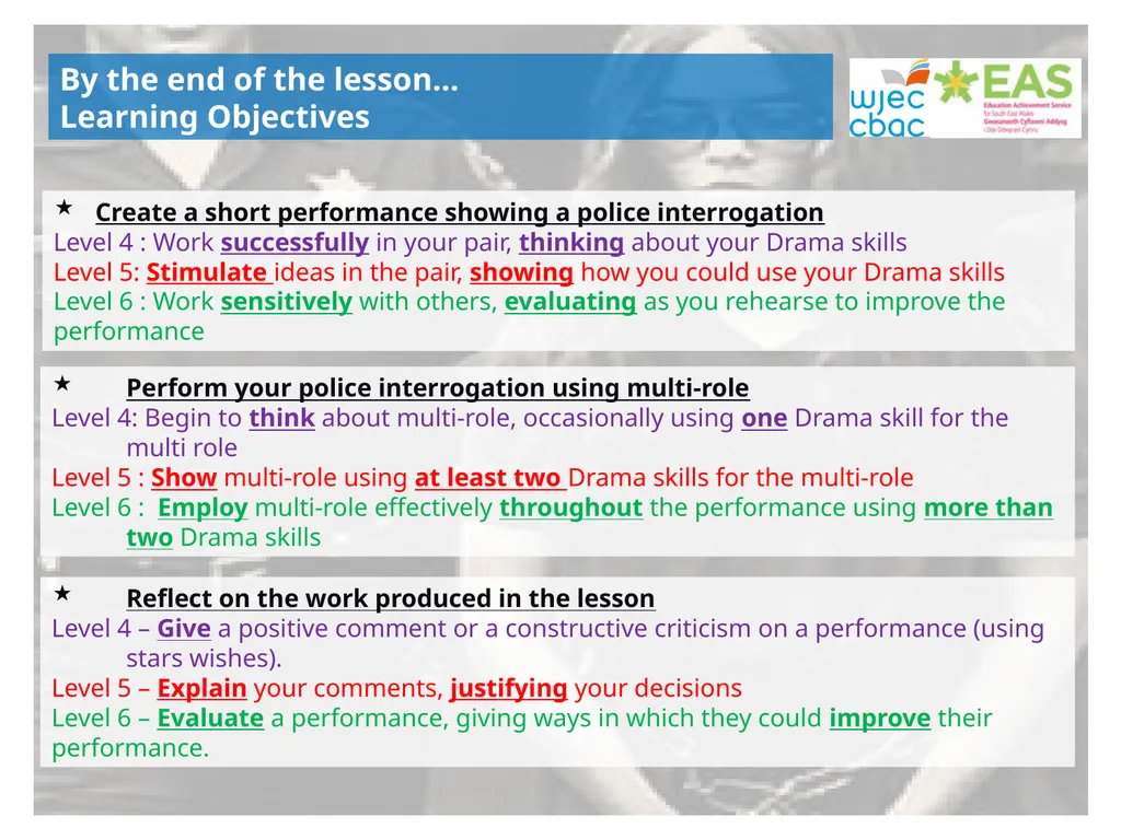 Multi-Role Multi-Role After watching the two - slide 5 of 17