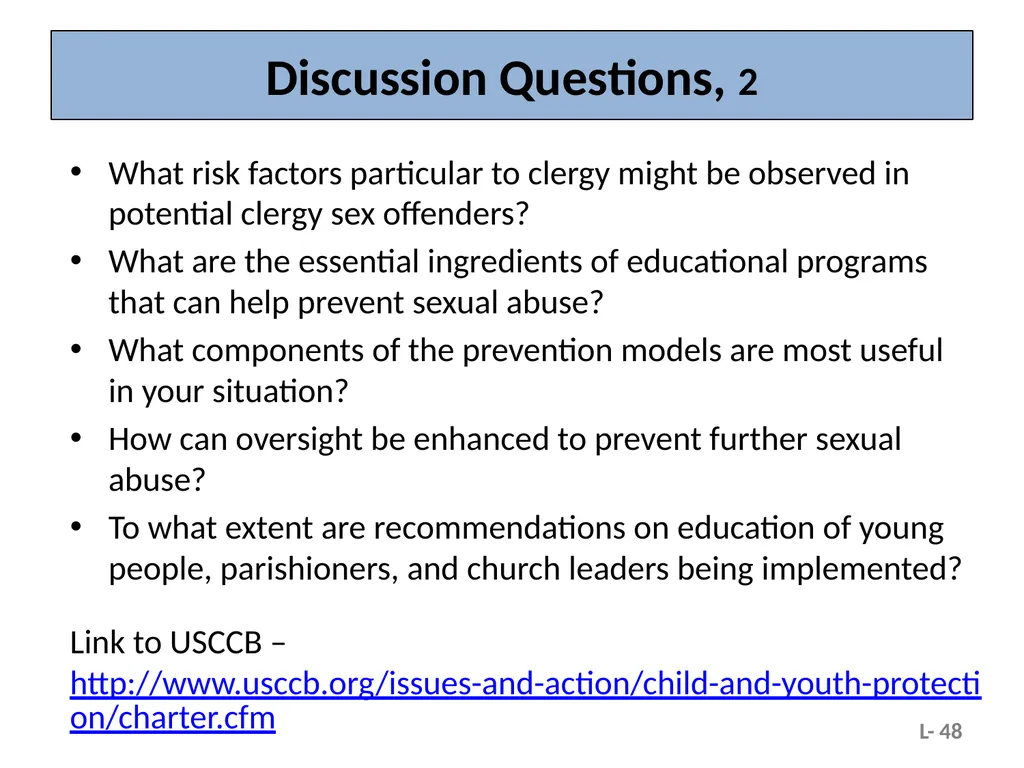 Module L – Situational and Organizational Factors - slide 48 of 49