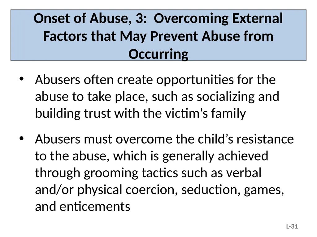 Module L – Situational and Organizational Factors - slide 31 of 49