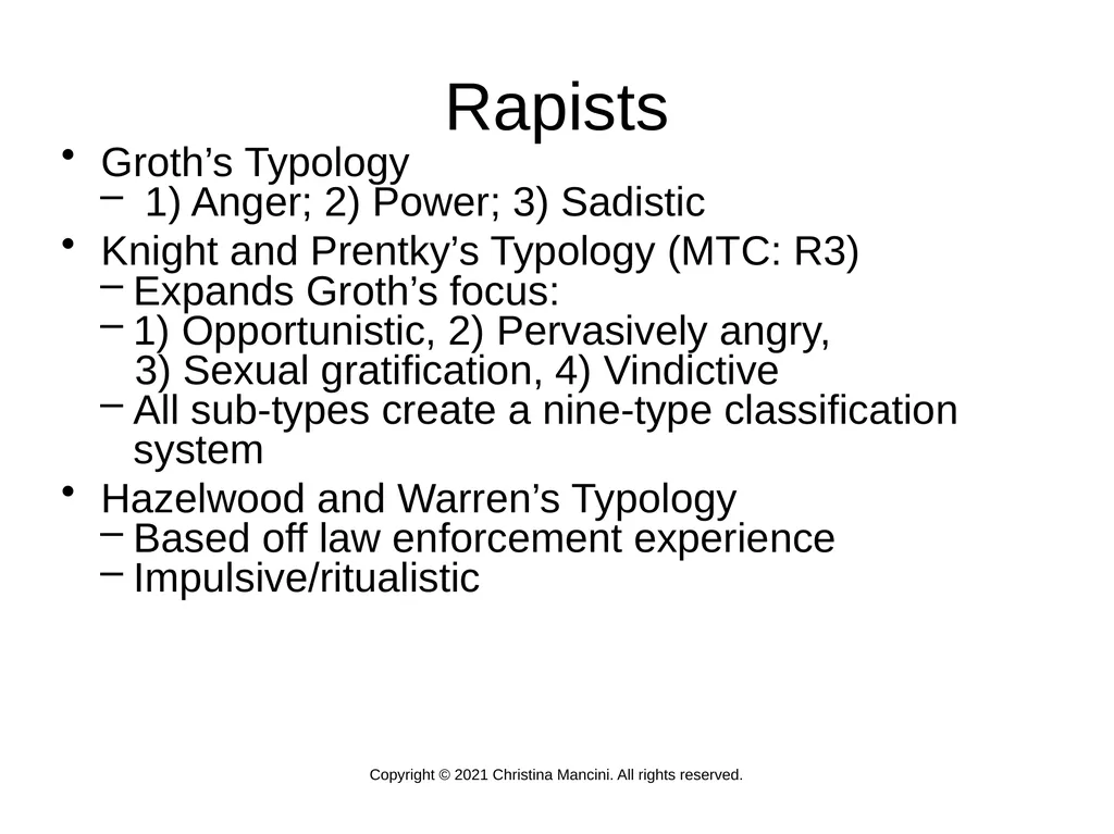 Introduction Sex crime policymaking is now a - slide 8 of 10