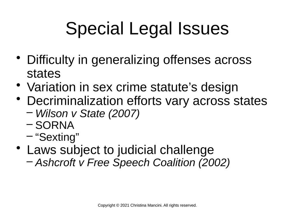 Introduction Sex crime policymaking is now a - slide 4 of 10