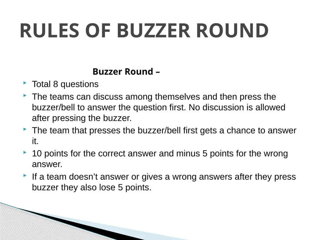 This competition has total three rounds:- PASS ON - slide 30 of 57