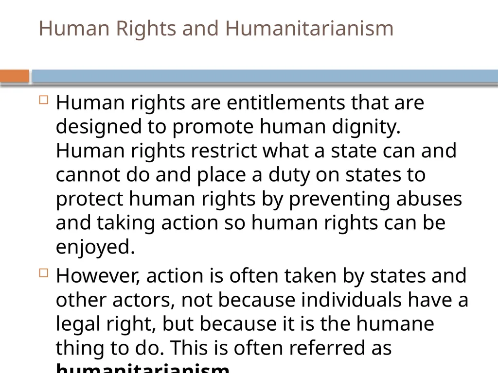 Chapter 1: Introduction: Human Rights and - slide 10 of 24