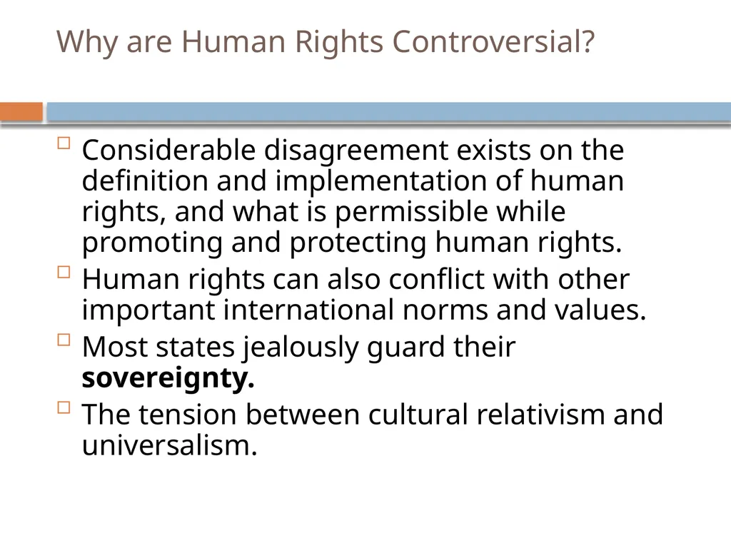 Chapter 1: Introduction: Human Rights and - slide 9 of 24